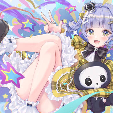 夜乃くろむ2周年イラスト