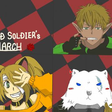 CARD SOLDIER's MARCH 6