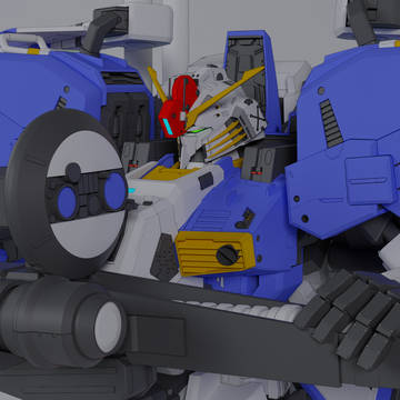 MSA-0011{Ext} Ex-Sガンダム/Gクルーザーwip