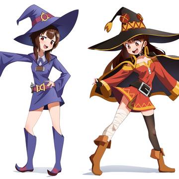 Megumin and Akko