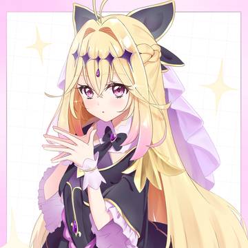 キュアアルカナちゃんの上目遣い