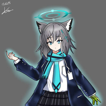 sunaookami shiroko