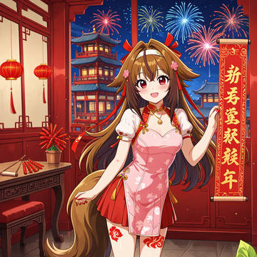 【AI絵圖】葉瞬光(除夕,新春篇)