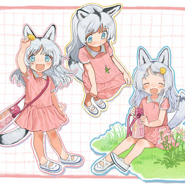 Skebで依頼したシベリアンハスキーの子犬ちゃん