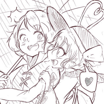 「こが~さちゃん♡」「わっ!?」