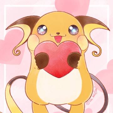 バレンタインライチュウ