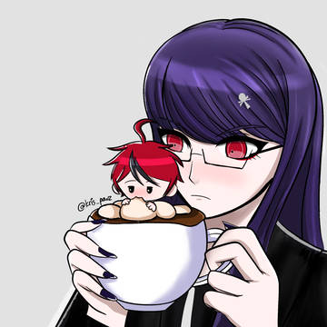 Tinykumi in a cup