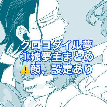 クロコダイル夢①娘夢主まとめ⚠️顔、設定あり