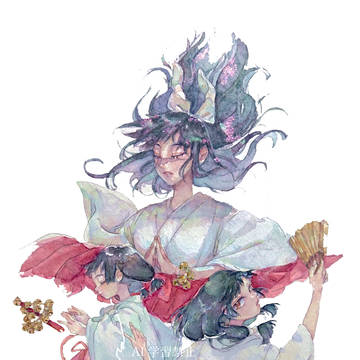 去年2025の庵歌姫お誕生日おめてとう絵