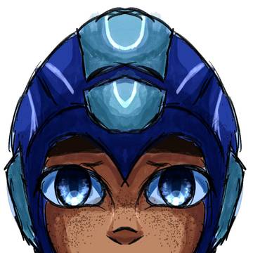 Brush shading practice with Rock