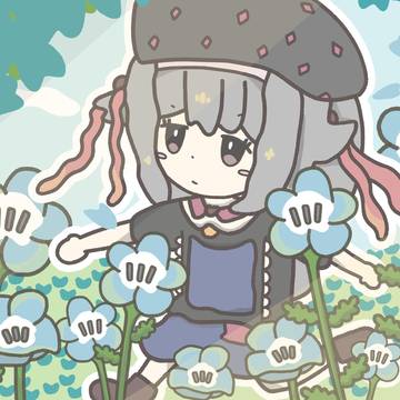ネモフィラのお花畑