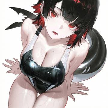 競泳水着エレンとストリートエレン