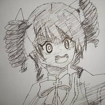 邪神ちゃんドロップキック ビビってる時のピノさん