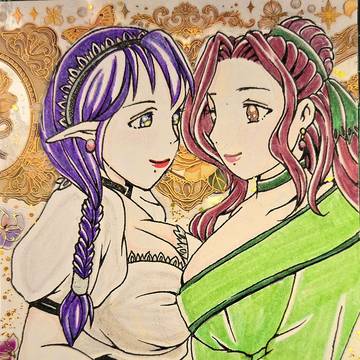 オリジナル お嬢様とメイド(支え合い