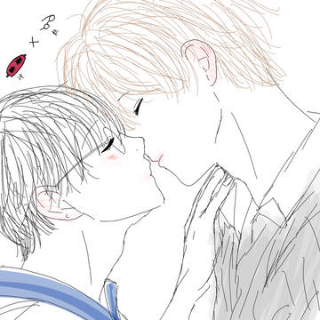沖新落書きキス