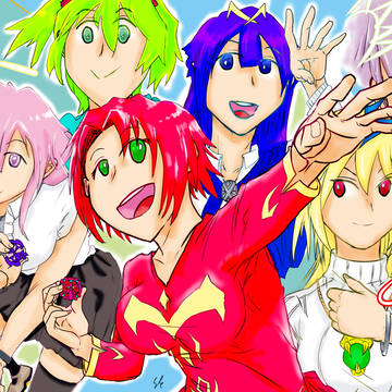 「T」氏、のオリジナルキャラクターたち