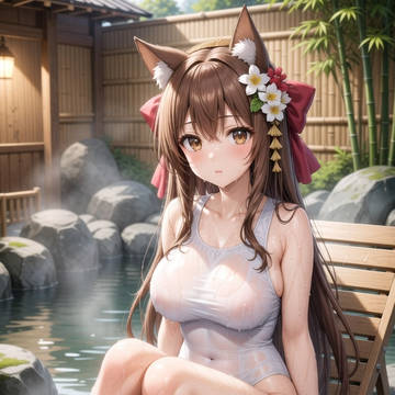 春夏秋冬狐娘（露天風呂）