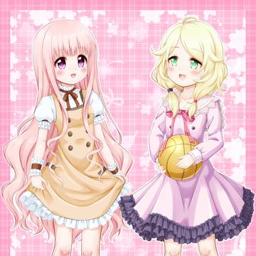 遊佐こずえちゃんと袴田ひなたちゃん