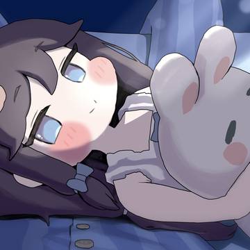マヨ「コレクションの膝枕…収集価値あり。」