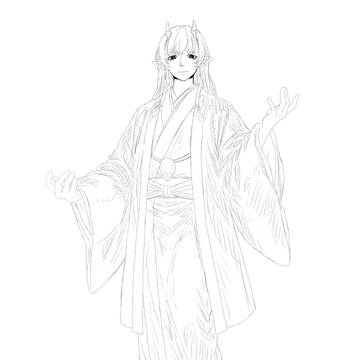 オリジナル人外と主人公(予定)