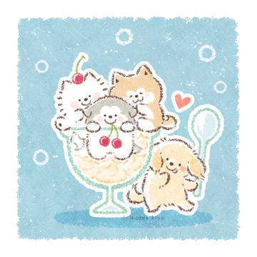 わんころずパフェ