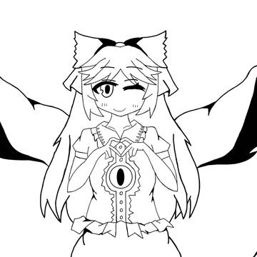 指ハートお空ちゃん！