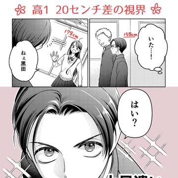 逆身長差男女　20センチ差の視界が逆転する話