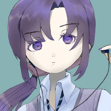 音楽を聴いてる子