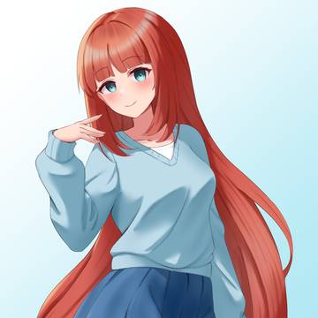 Casual hairdown Nilou