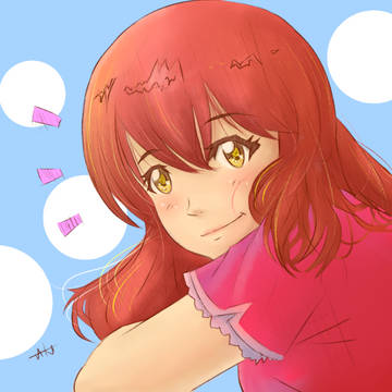 ☆『微笑みの彼女』☆ アイコンイラスト