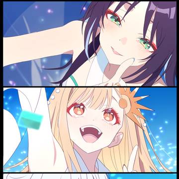超かぐや姫！ray MV 好きなシーン模写集。