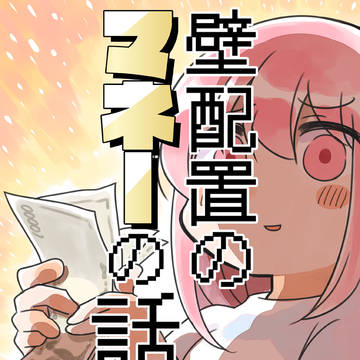 壁配置のマネーの話。