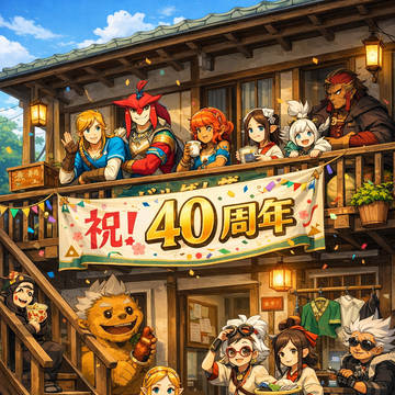 ゼルダの伝説、40周年お祝いイラスト