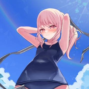 暁山瑞希　スク水