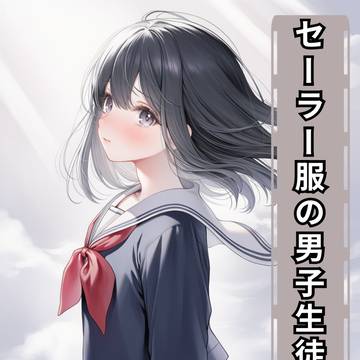 セーラー服の男子生徒 表紙など