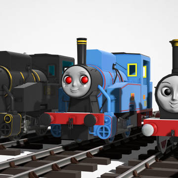 小説版きかんしゃトーマスのオリキャラ女子機関車たち