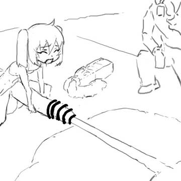 ふたなり娘の大量射精