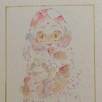 紅アロマくんともみこちゃん