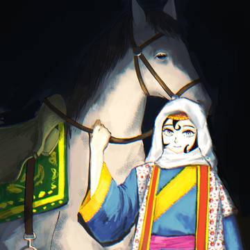 魔女与马