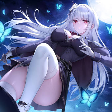 剣術の天才な銀髪赤瞳お嬢様⚔️🦋