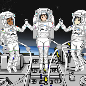 ロケットガールズ:宇宙遊泳チーム!