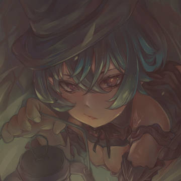 探検中