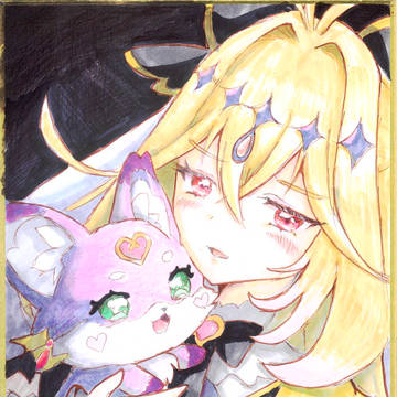 キュアアルカナ・シャドウ色紙