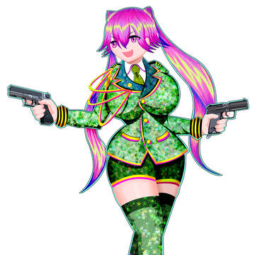 ツインテール少女。