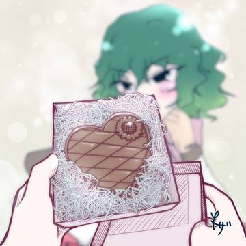 チョコもらえましたね。