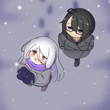 積もったね
