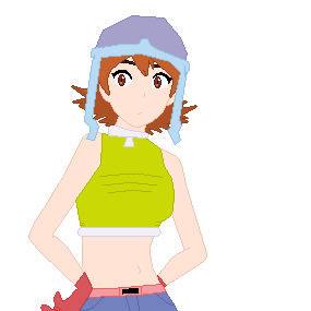 Digimon Tri Sora in her Adventur