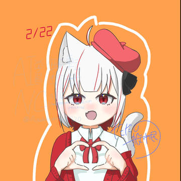 猫の日イラストとおまけ