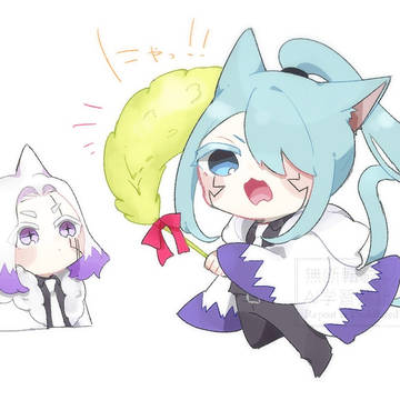 ねこの日な2人