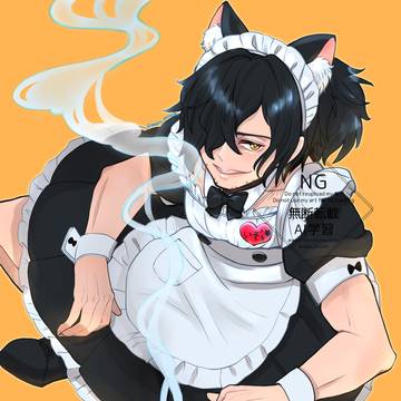 猫耳メイドさんの休憩タイム
